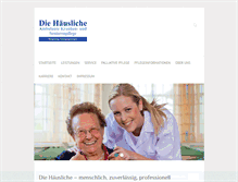 Tablet Screenshot of die-haeusliche.de